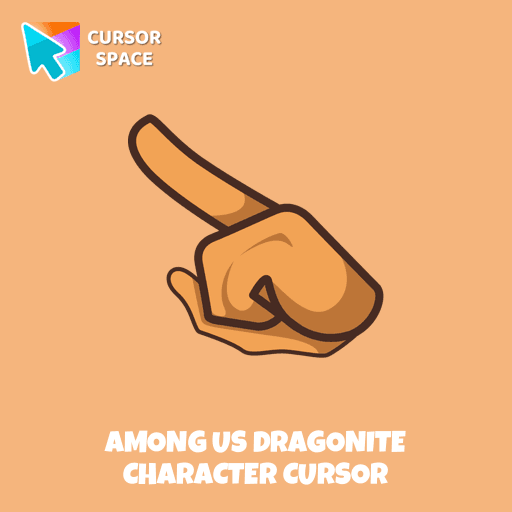 Among Us Dragonite Character cursor
